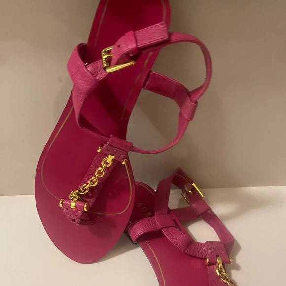 Lauren Ralph Lauren T strap sandals in new conditions - Picture 1 of 13